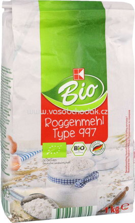 K-Bio Roggenmehl Type 997, 1 kg