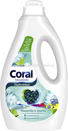 Coral Colorwaschmittel Dufterlebnis Wasserlilie & Limette, 23 Wl