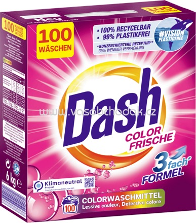 Dash Color Pulver Color Frische, 18 - 100 Wl