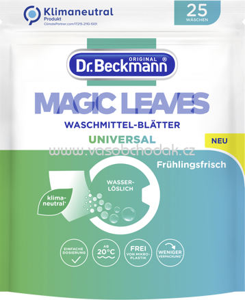 Dr.Beckmann Magic Leaves Waschmittel-Blätter Universal, 25 St
