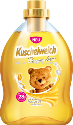 Kuschelweich Weichspüler Premium Moringa Öl, 28 Wl, 750 ml