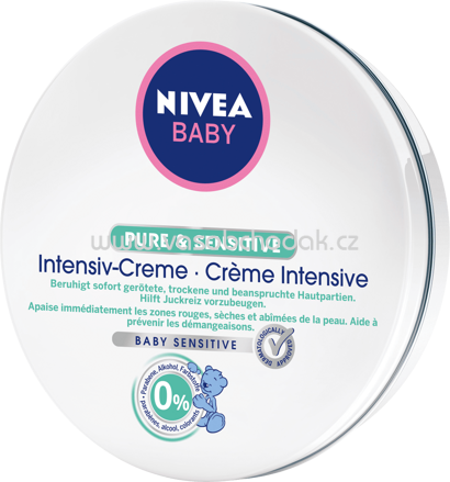 NIVEA BABY Pflegecreme Pure & Sensitive Intensiv-Creme, 150 ml