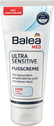 Balea MED Fußcreme Ultra Sensitive, 100 ml