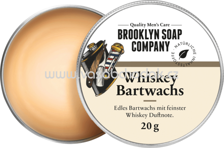 Brooklyn Soap Company Bartwachs Whiskey, 20g