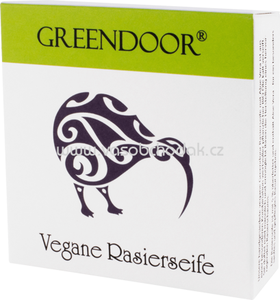 Greendoor Rasierseife vegan, 80g