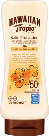 Hawaiian Tropic Sonnenmilch Satin Protection LSF 50+, 180 ml