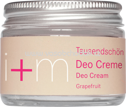 i+m Naturkosmetik Berlin Deo Creme Deodorant Tausendschön, 50 ml