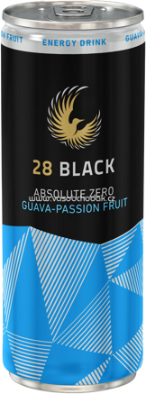 28 Black Absolute Zero Guava-Passion Fruit, 250 ml