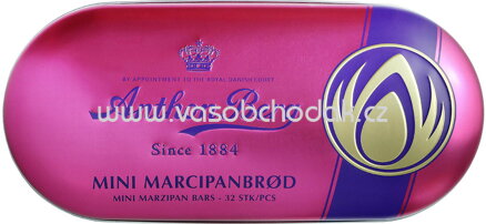 Anthon Berg Mini Marcipanbrod Tin, 32 St, 300g