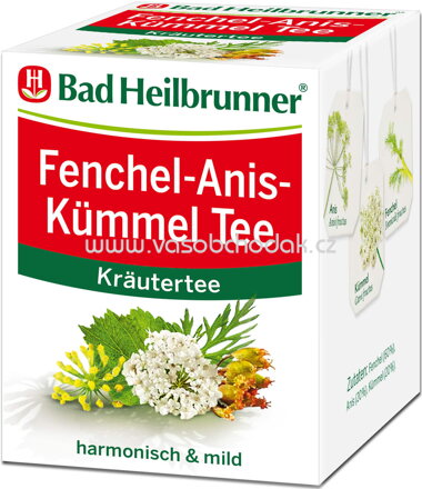 Bad Heilbrunner Fenchel Anis Kümmel, 8 Beutel