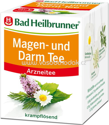 Bad Heilbrunner Magen und Darm Tee, 8 Beutel