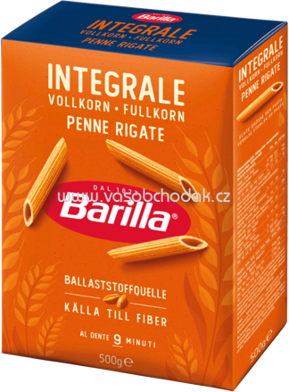 Barilla Pasta Nudeln Integrale Penne Rigate, 500g