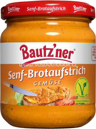 Bautz'ner Senf-Brotaufstrich Gemüse, 200 ml