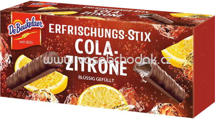 DeBeukelaer Erfrischungs-Stix Cola-Zitrone, 75g