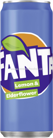 Fanta Lemon & Elderflower, 330 ml