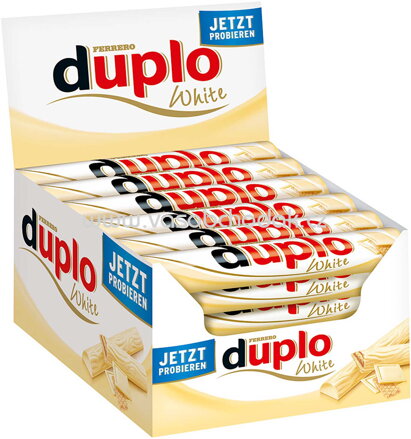 Ferrero Duplo White Riegel, Box, 40x18,2g, 728g