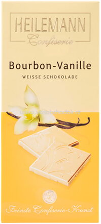 Heilemann Bourbon Vanille weiße Schokolade, 80g