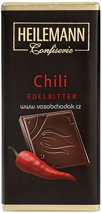 Heilemann Chili Edelbitter-Schokolade, 37g