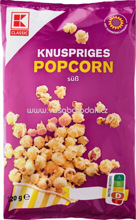 K-Classic Knuspriges Popcorn süß, 120g