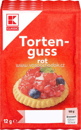 K-Classic Tortenguss Rot, 6 St