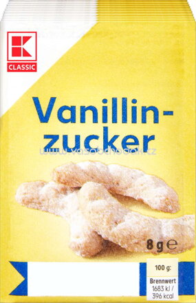 K-Classic Vanillin Zucker, 10 St, 80g
