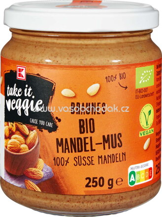 K-Take it Veggie Braunes Mandelmus, 250g
