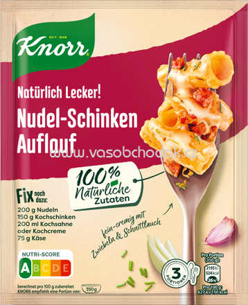 Knorr Natürlich Lecker Nudel Schinken Auflauf, 1 St