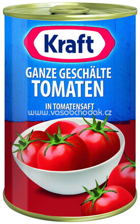 Kraft Ganze Geschälte Tomaten in Tomatensaft, 400g