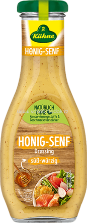 Kühne Honig Senf Dressing, süß-würzig, 250 ml