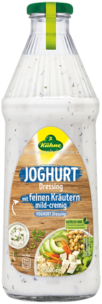 Kühne Joghurt Dressing mit feinen Kräutern, mild-cremig, 1l