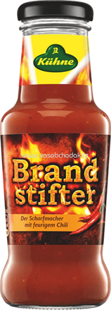 Kühne Brandstifter Sauce mit Feurigem Chili, 250 ml
