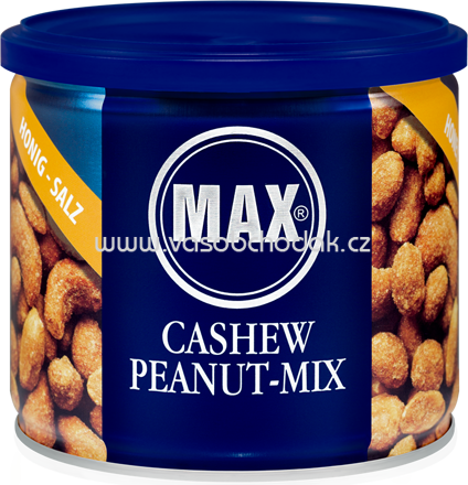 MAX Cashew Peanut Mix Honig Salz, 6x250g