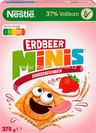 Nestlé Erdbeer Minis Cerealien mit Erdbeergeschmack, 375g