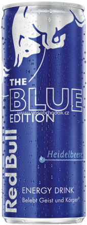 Red Bull Energy Drink The Blue Edition Heidelbeere, 250 ml
