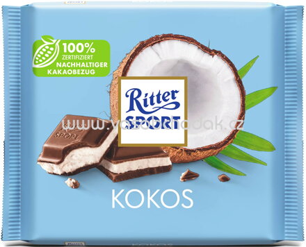 Ritter Sport Kokos, 100g