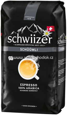 Schwiizer Espresso 100% Arabica Ganze Bohnen, 1kg