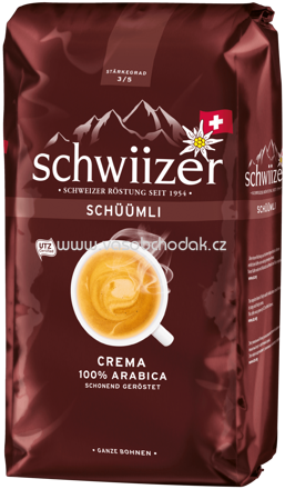 Schwiizer Crema 100% Arabica Ganze Bohnen, 1kg