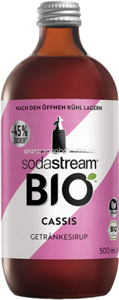 SodaStream BIO Cassis Sirup, 500 ml