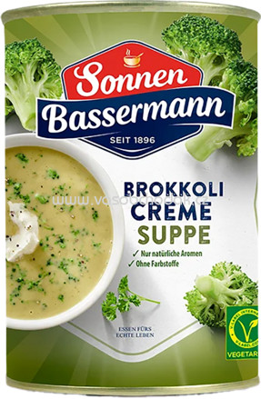 Sonnen Bassermann Suppe - Brokkoli Cremesuppe, 400 ml