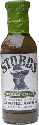STUBB'S Green Chile Marinade - Hatch Green Chile, Garlic & Lime, 340g