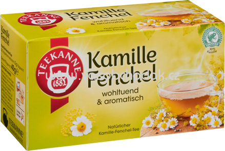Teekanne Kamille Fenchel, 20 Beutel