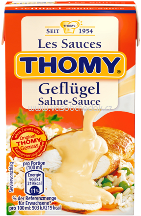 Thomy Les Sauces Geflügel Sahne Sauce, 250ml