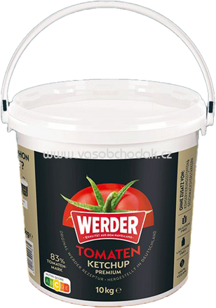 Werder Premium Tomatenketchup Ohne Konservierungsstoffe, 10 kg
