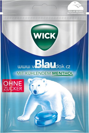 Wick Blau ohne Zucker, 72g