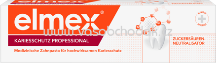 elmex Zahnpasta Kariesschutz professional, 75 ml