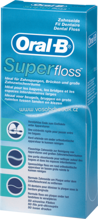 Oral-B Zahnseide Super Floss, 50 St
