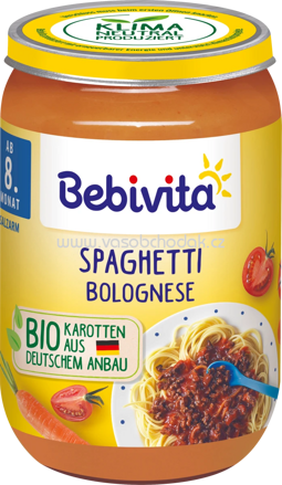 Bebivita Spaghetti Bolognese, ab dem 8. Monat, 220g
