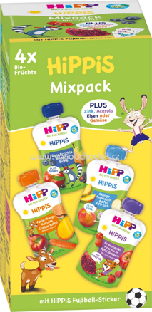 Hipp Hippis Maxipack Früchte, ab 1 Jahr, 4x100g, 400g