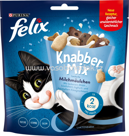Purina Felix Knabber Mix Milchmäulchen, 120g