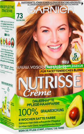 GARNIER Nutrisse Crème Haarfarbe Goldblond 73, 1 St